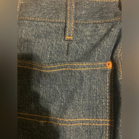 Re/Done Denim Retro Vintage Vibe Mini Skirt Womens Size 26 NWOT Preppy Minimal - Picture 7 of 8